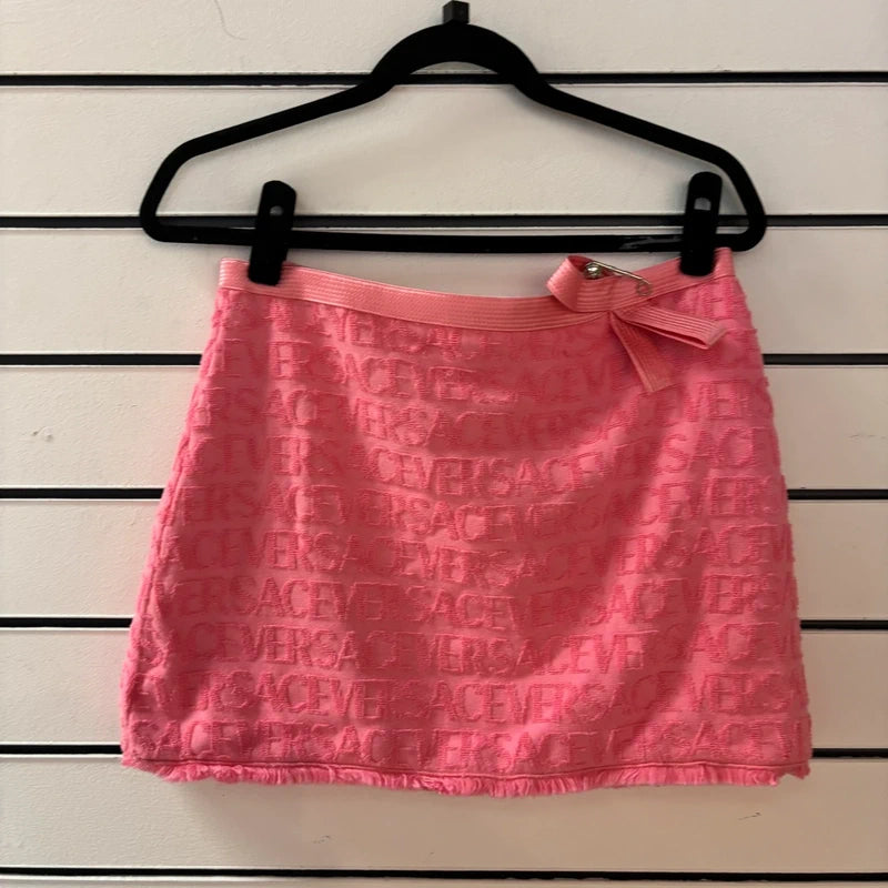 Dua Lipa Pink Versace Skirt/Top Set - 12