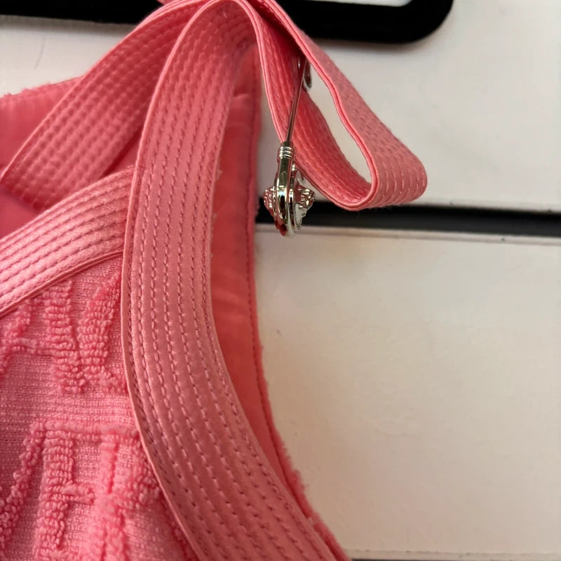 Dua Lipa Pink Versace Skirt/Top Set - 12