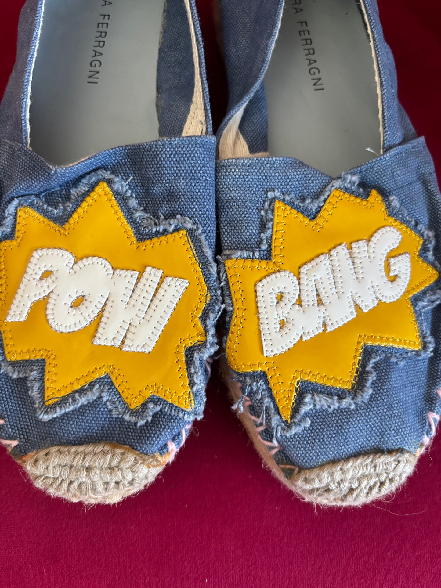Chiara Ferragni Denim Espadrilles EU 39 -UK 6
