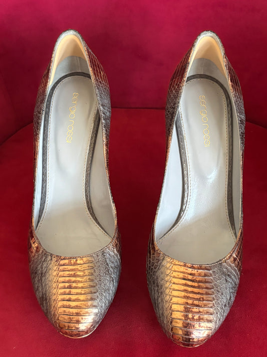 Sergio Rossi Vintage Platform Heels -Size EU 39 -UK -6