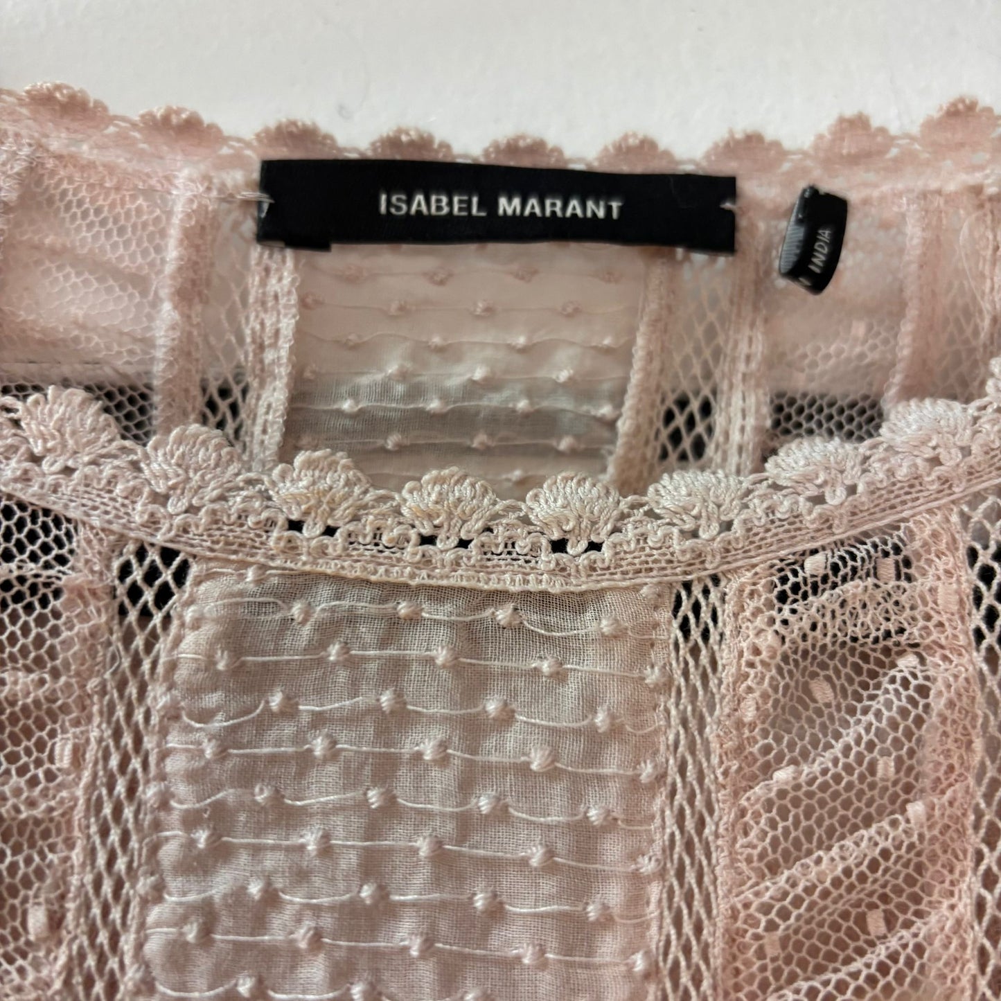 Isabel Marant Nude Top & Shorts - Size UK 8