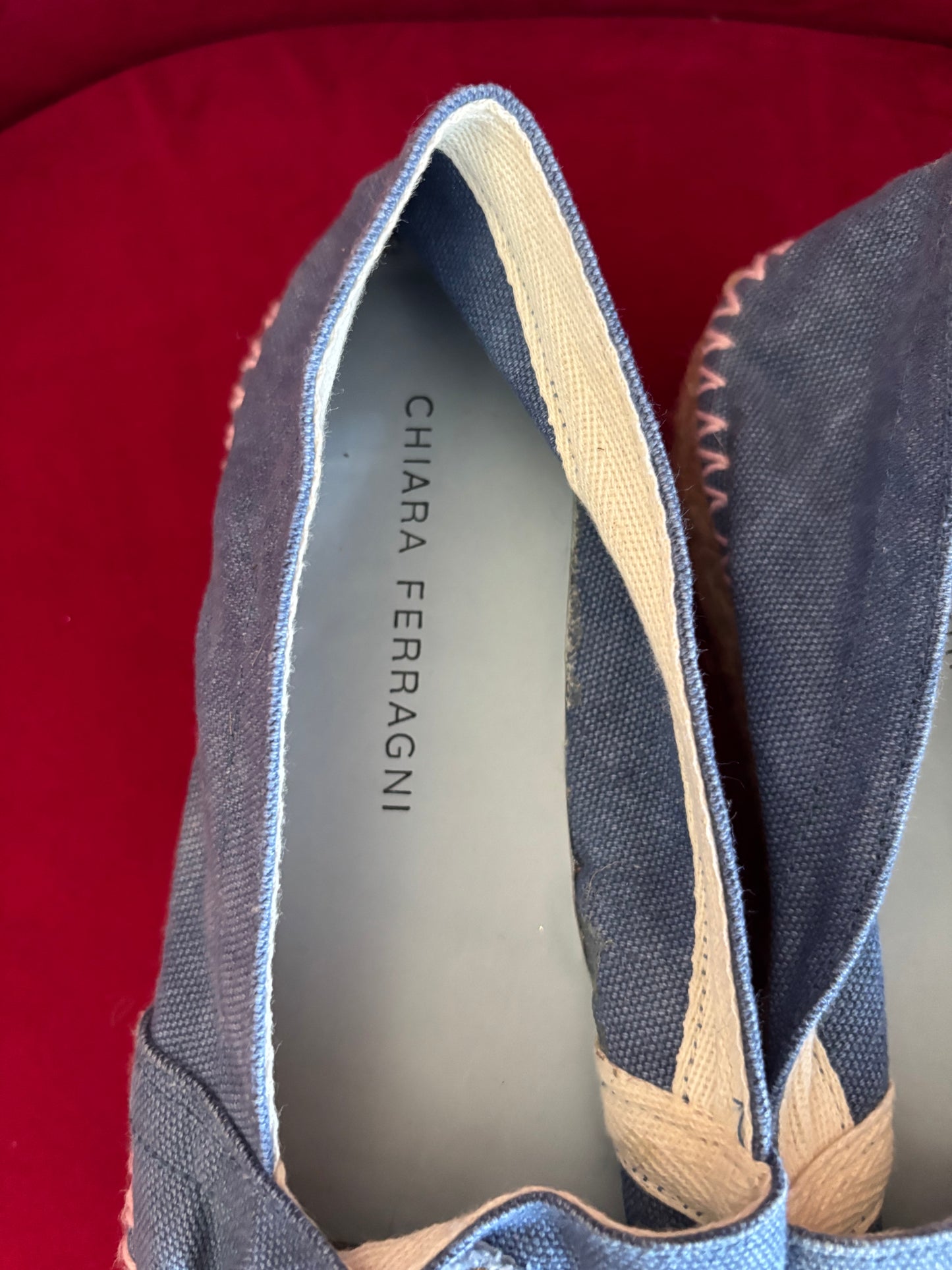 Chiara Ferragni Denim Espadrilles EU 39 -UK 6