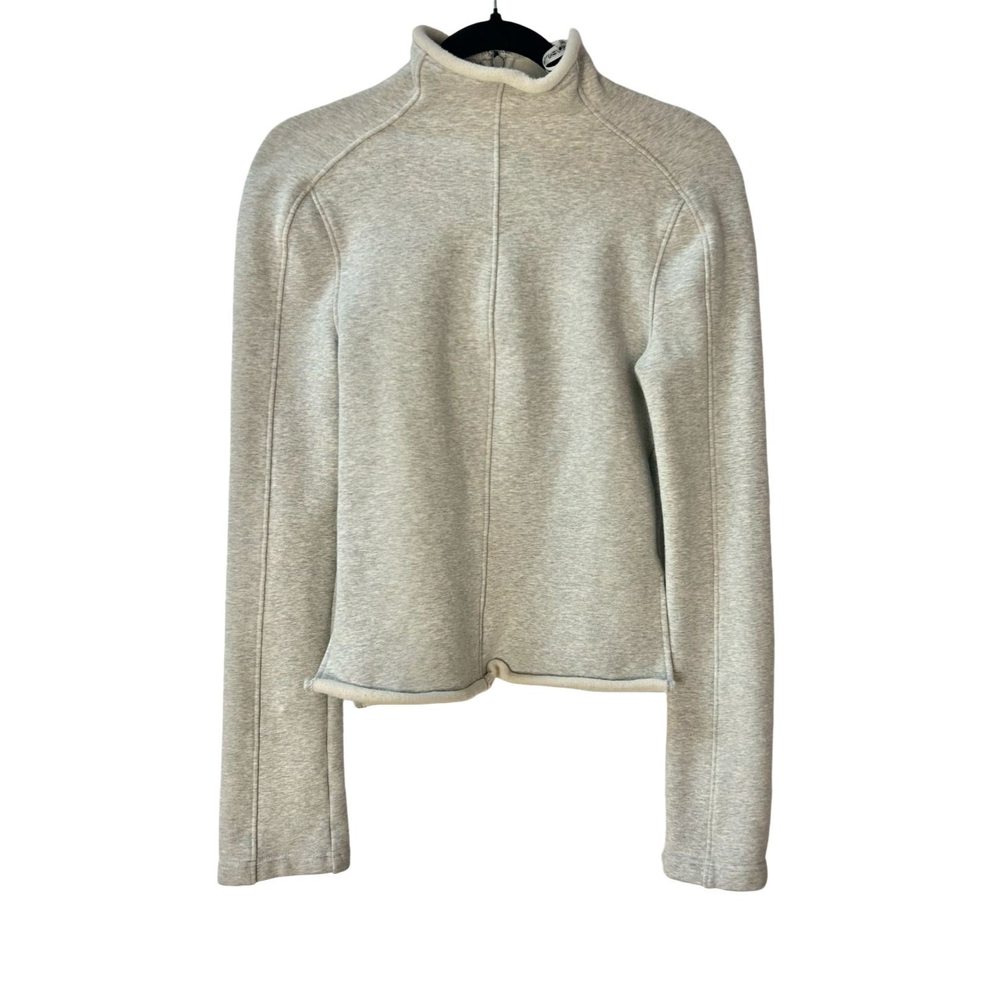 Alexander Wang Light Grey Zip Up Top - Size S