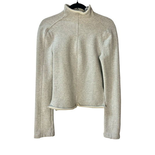 Alexander Wang Light Grey Zip Up Top - Size S