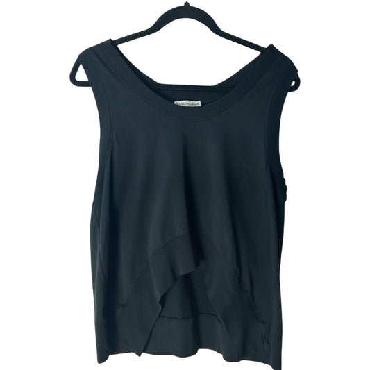 Balenciaga Black Sleeveless Vest Top - S