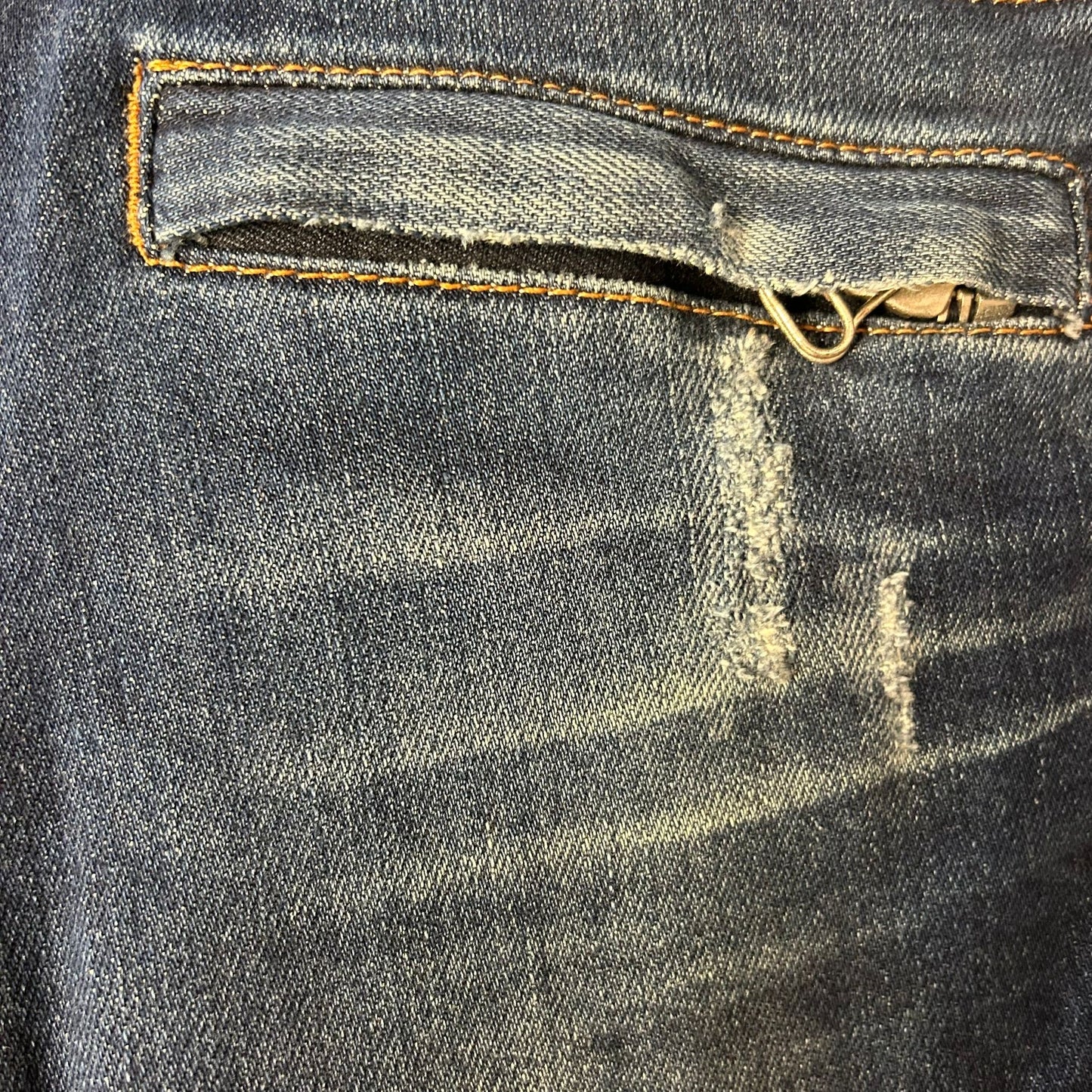 Balmain Navy Slim Jeans - Size 8