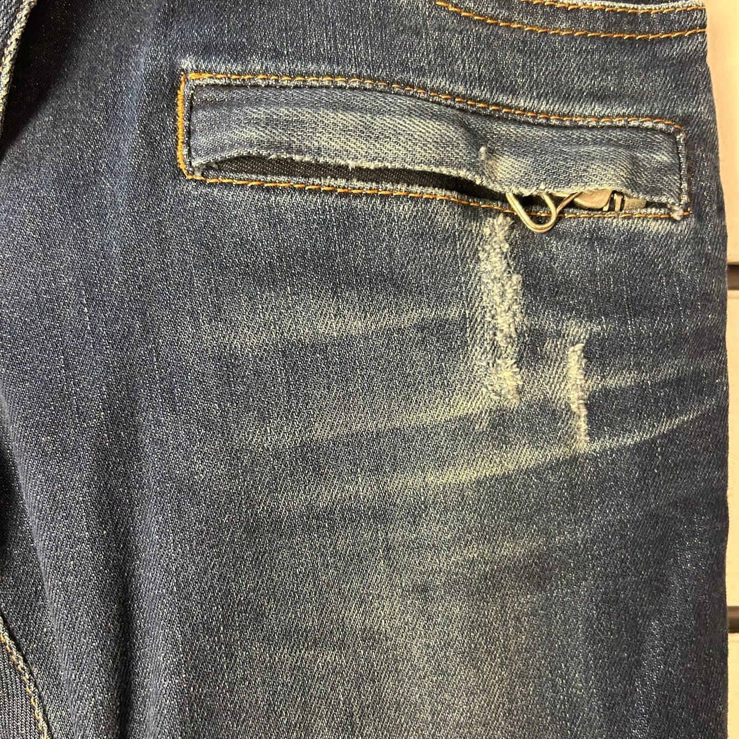 Balmain Navy Slim Jeans - Size 8