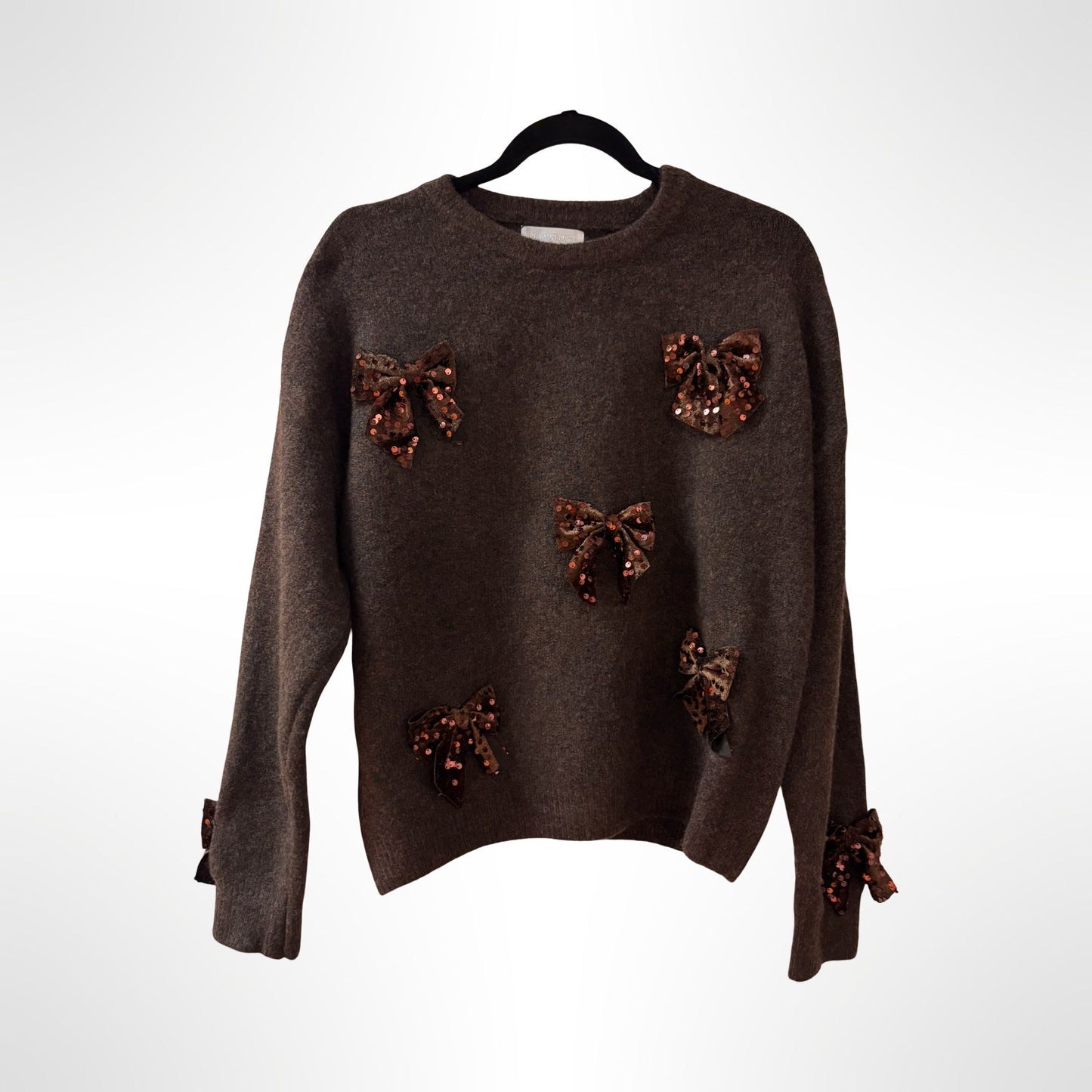 Sequin Bow Applique Jumper - New