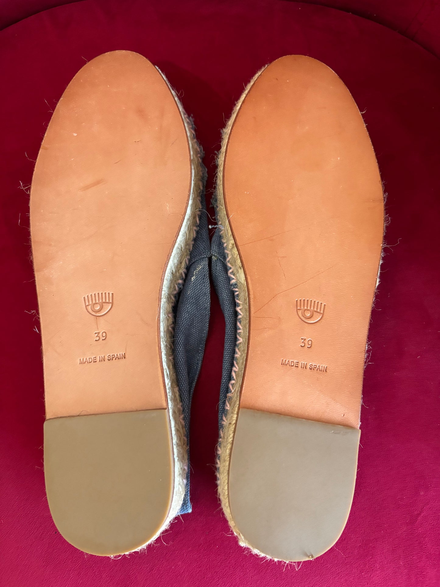 Chiara Ferragni Denim Espadrilles EU 39 -UK 6