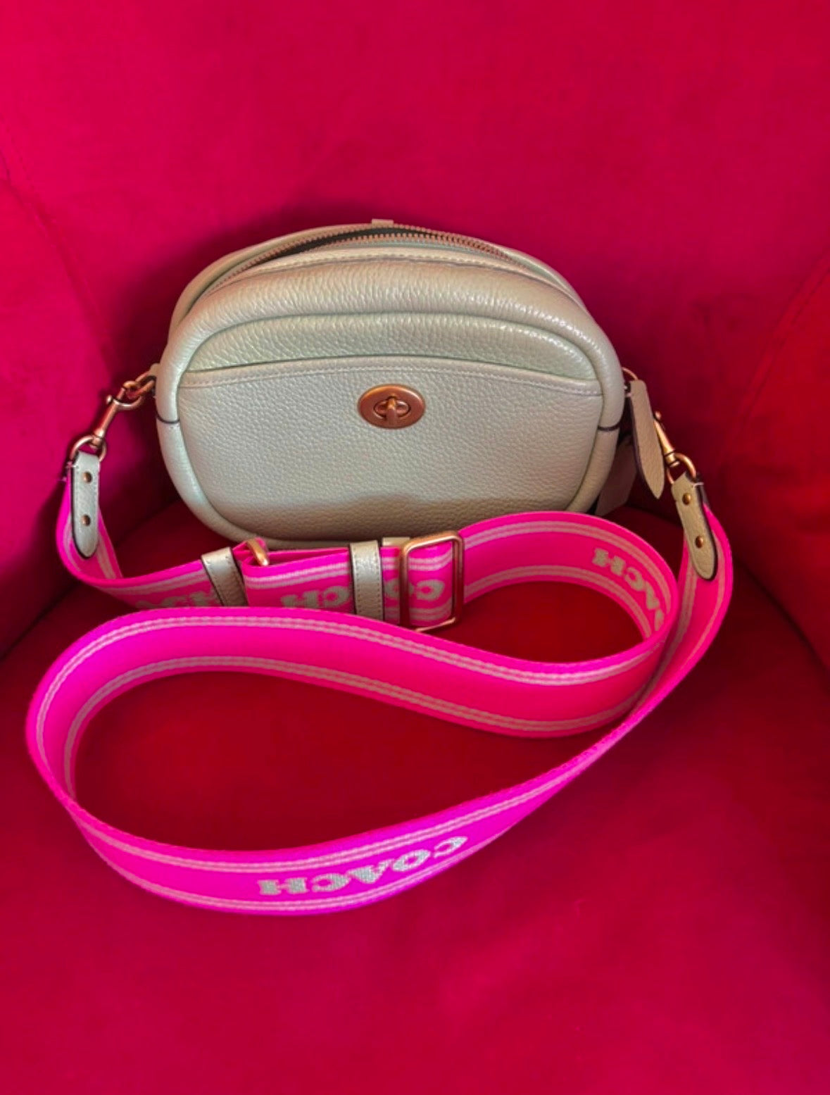 Coach Pebble Camera Bag