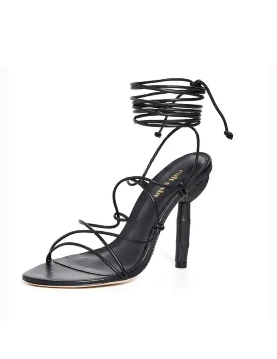 Cult Gaia Soleil Leather Strap Sandals - New - Size 39.5