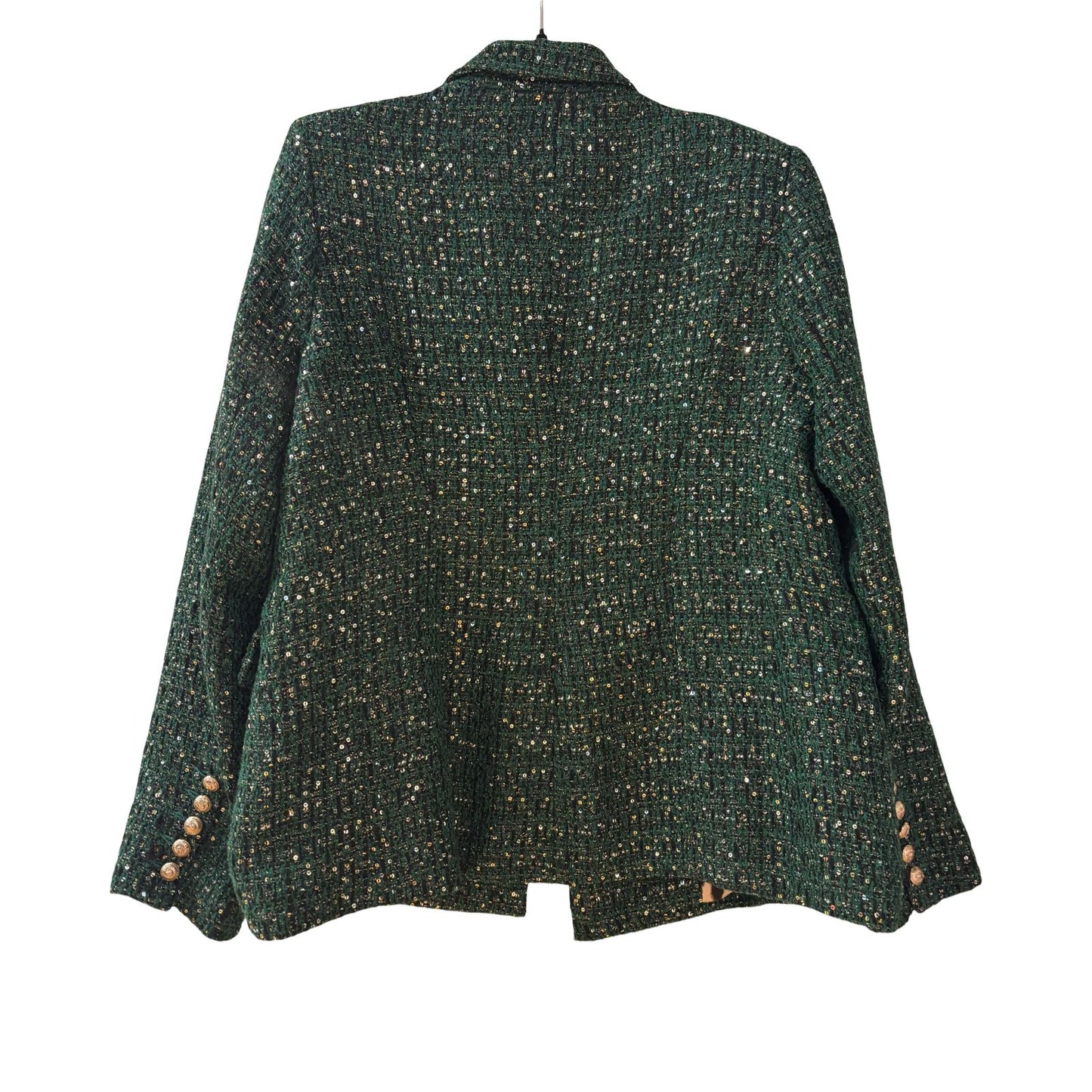 Forever Unique Green Mix Blazer -  Size 14