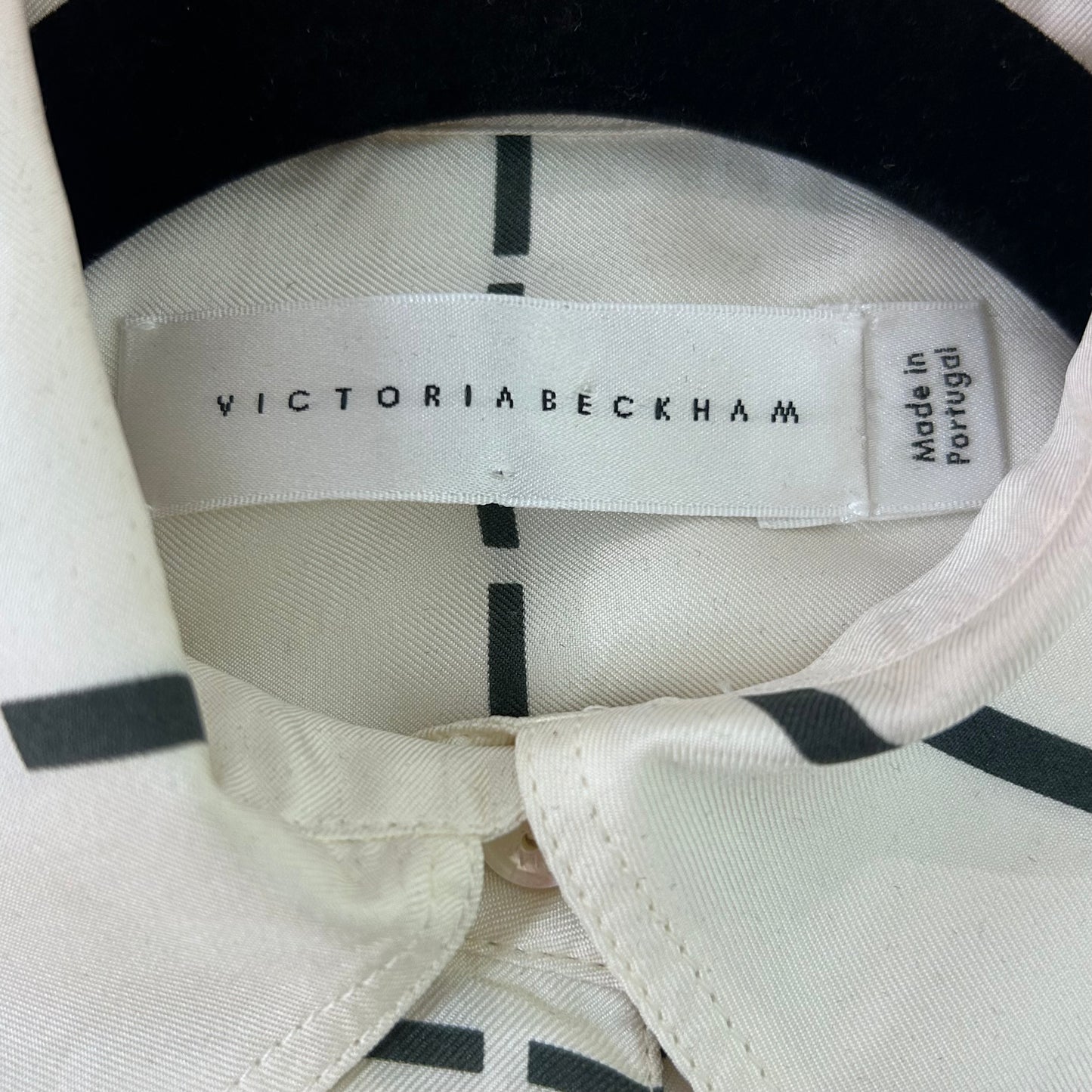 Victoria Beckham Cream Blouse - Size UK 8 / Skirt - Size UK 10