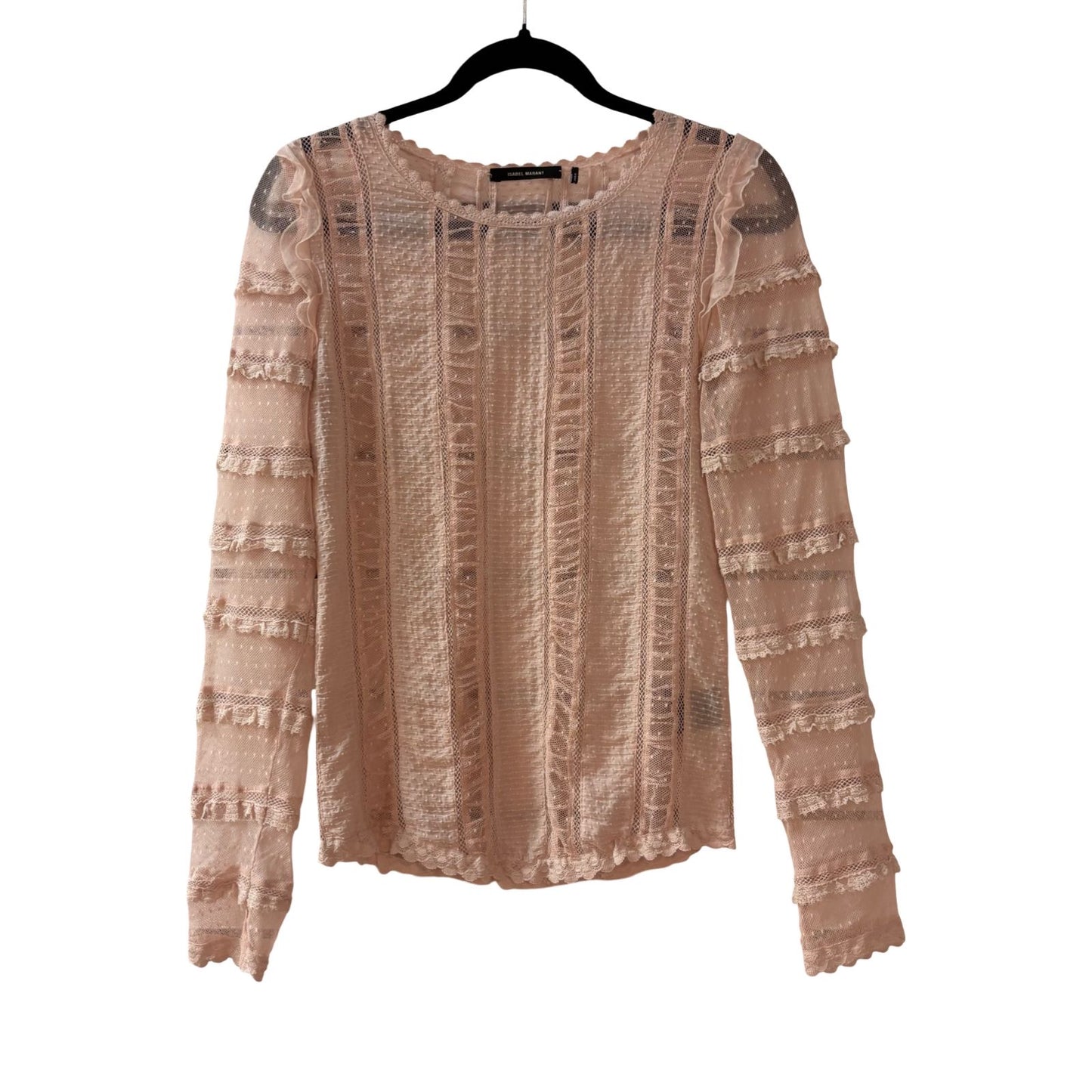 Isabel Marant Nude Top & Shorts - Size UK 8