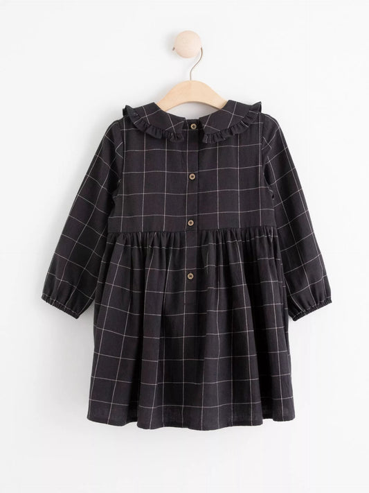 Lindex Checked  Dress - Age 3/4 - New Tags