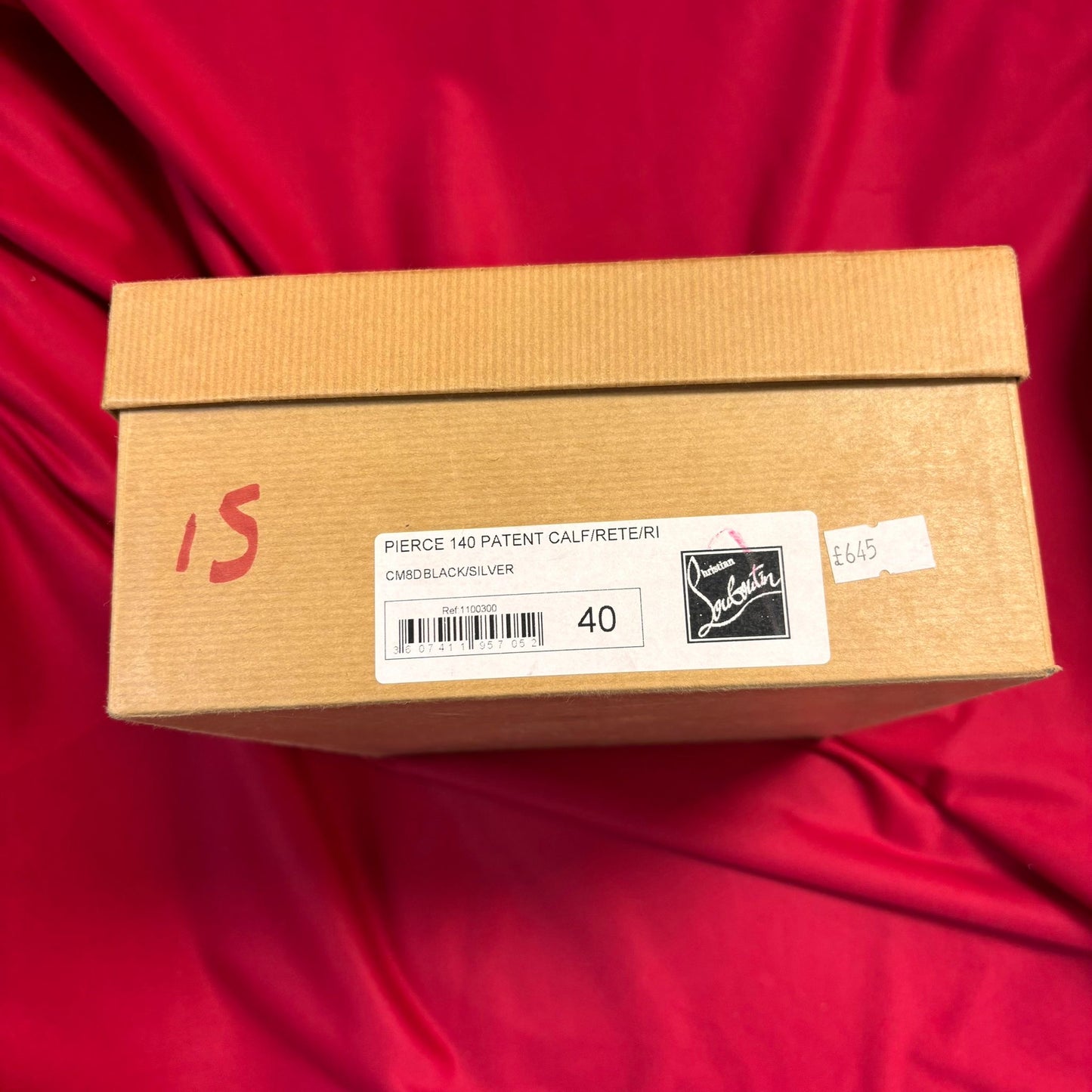Christian Louboutin Pierce 140 Leather Shoe  - Size EU 40 / UK 7