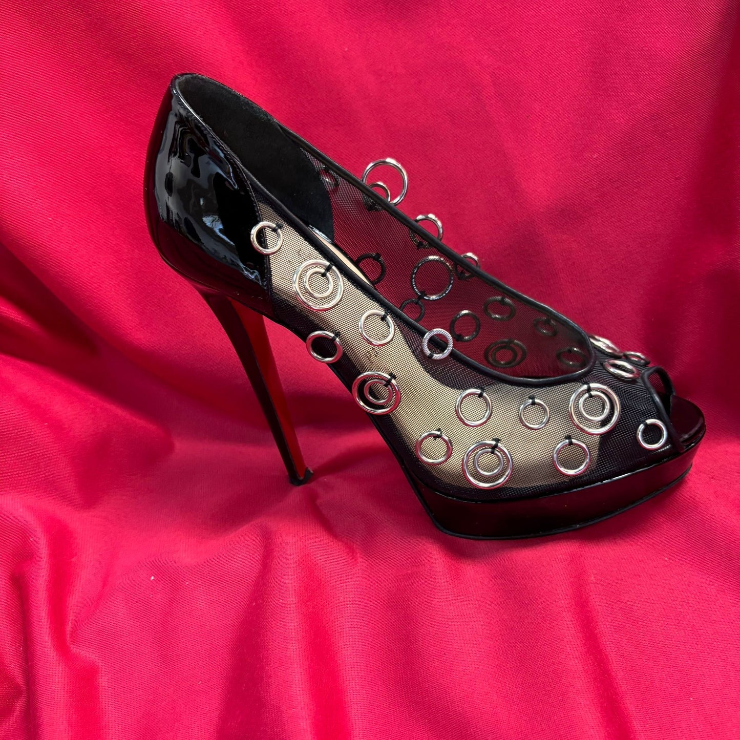 Christian Louboutin Pierce 140 Leather Shoe  - Size EU 40 / UK 7