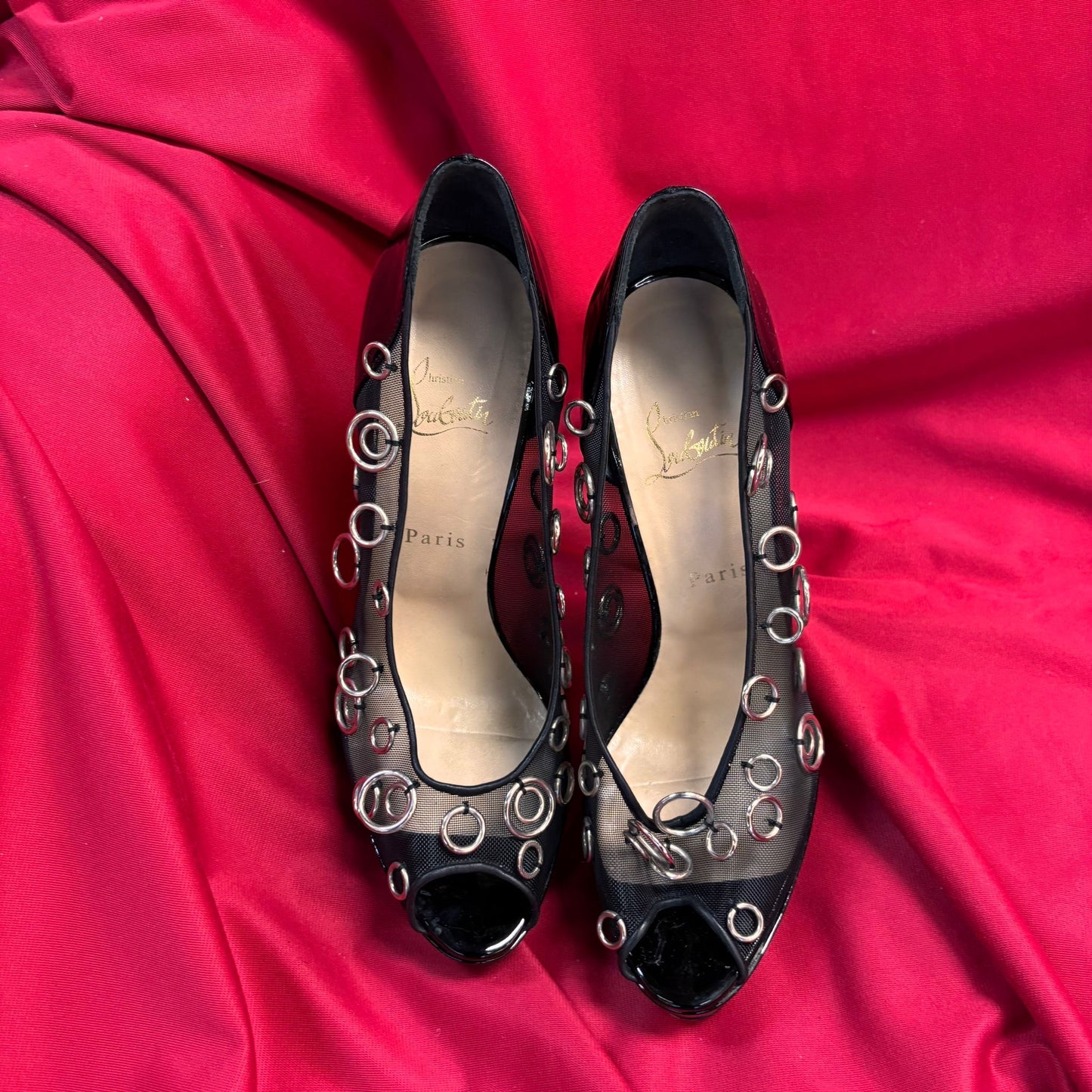 Christian Louboutin Pierce 140 Leather Shoe  - Size EU 40 / UK 7