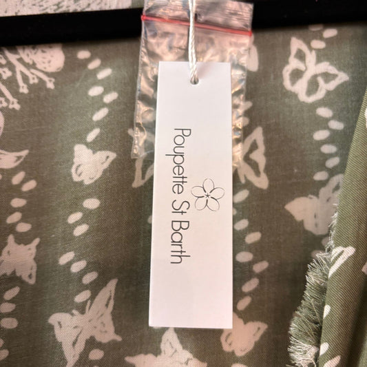 Poupette St Barth Olive & White Playsuit - Size M - New Tags