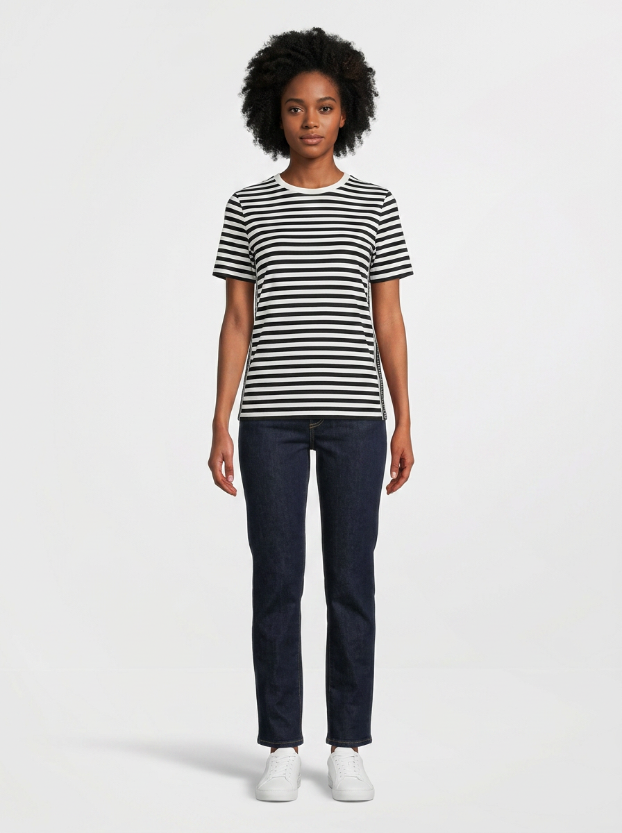 Victoria Beckham Stripe T Shirt - Size S