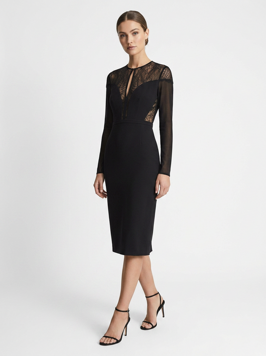 Gucci Mid Length Black Dress - Size UK 8