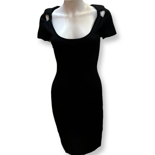 Reiss Black Bodycon Dress  - Size - S - Preloved