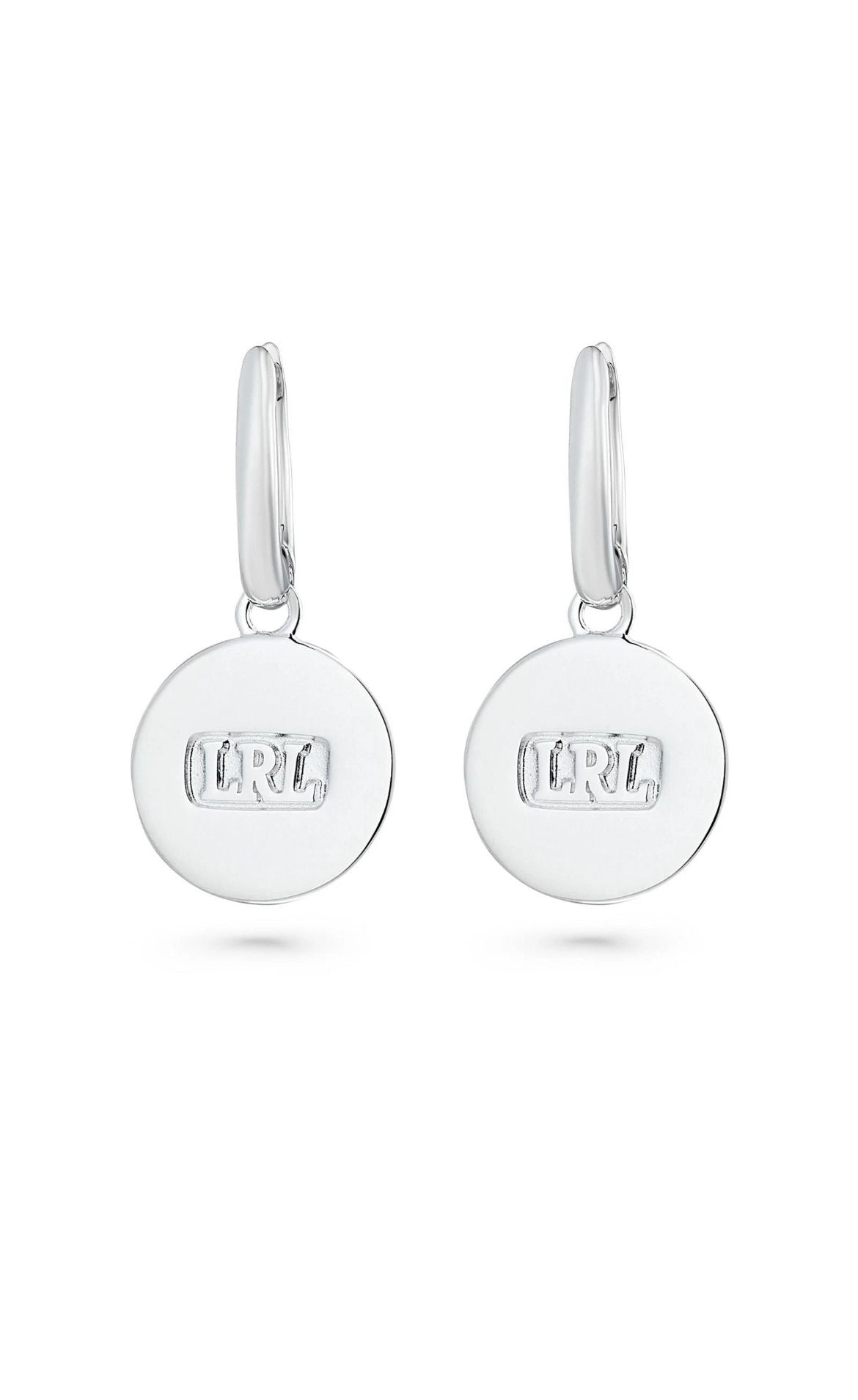 Lauren Ralph Lauren Ladies Sterling Silver 925 Hoop Earrings - New In Box