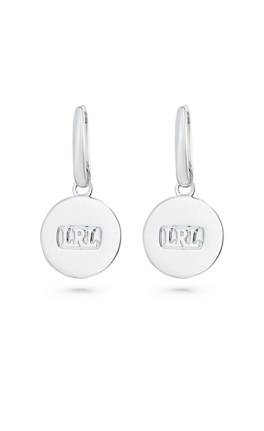 Lauren Ralph Lauren Ladies Sterling Silver 925 Hoop Earrings - New In Box