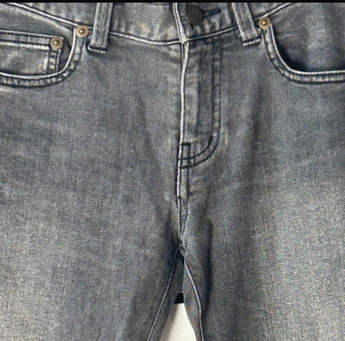 Saint Laurent Light Grey Skinny Jeans - Size W28