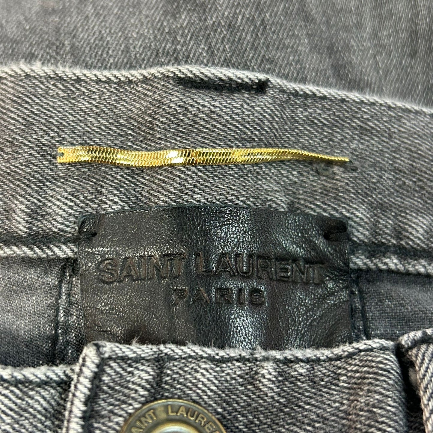 Saint Laurent Light Grey Skinny Jeans - Size W28