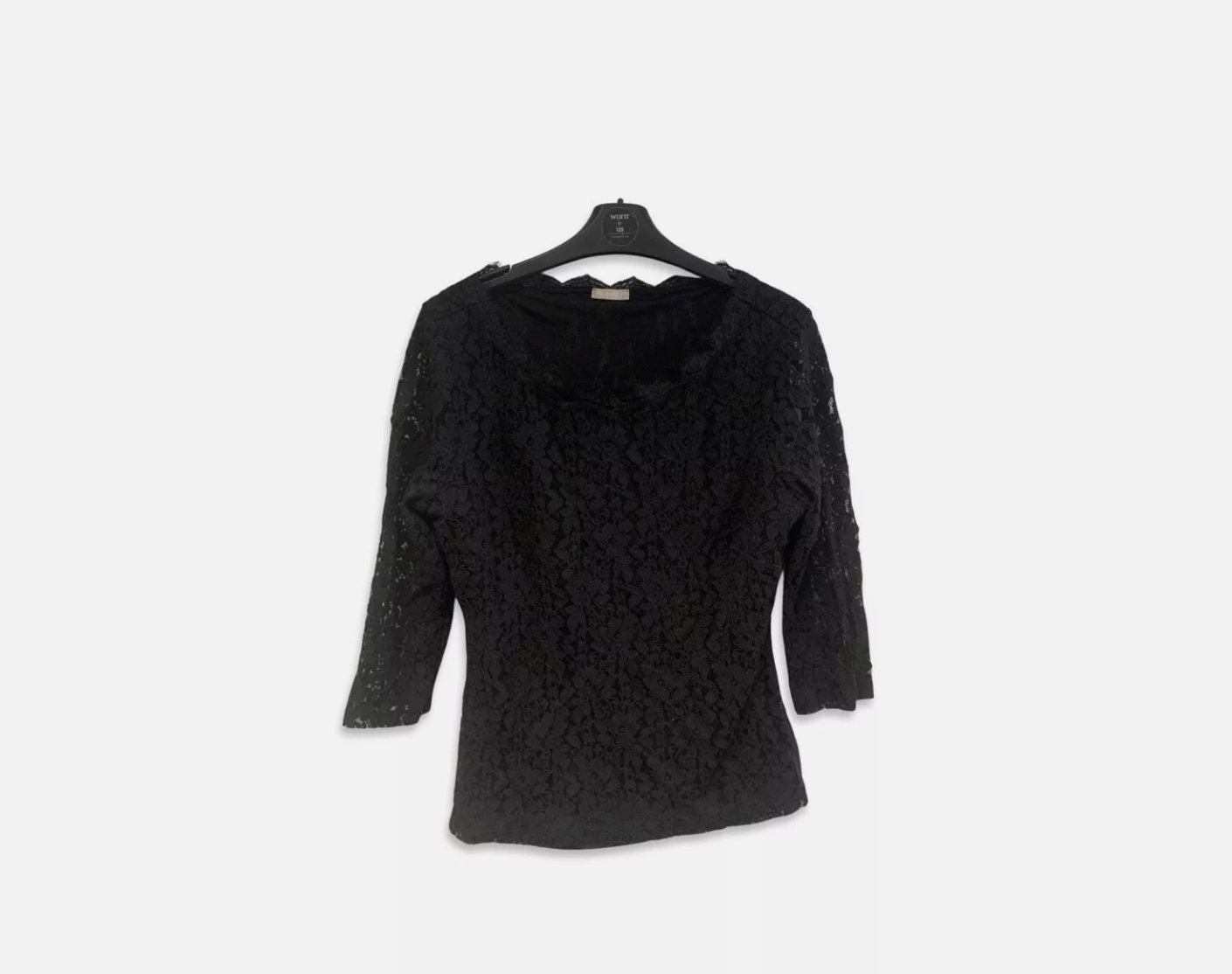 Planet Black Lace Top - Size Medium - Preloved