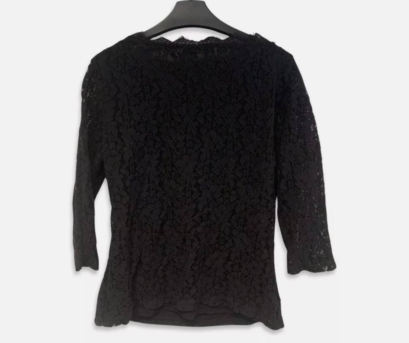 Planet Black Lace Top - Size Medium - Preloved