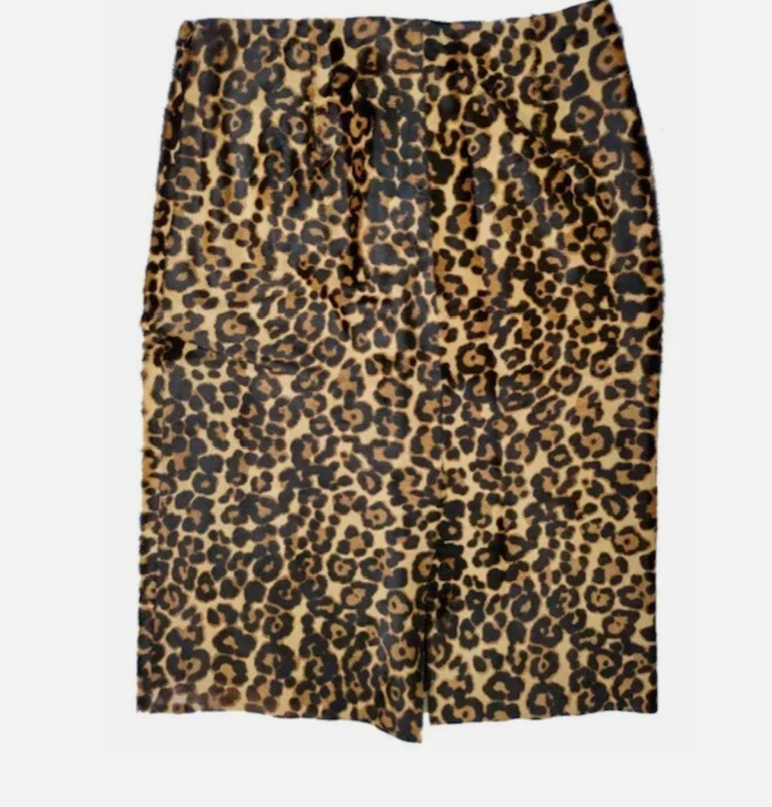 Polo Ralph Lauren Leopard Print Pencil Skirt - Size 8 - New