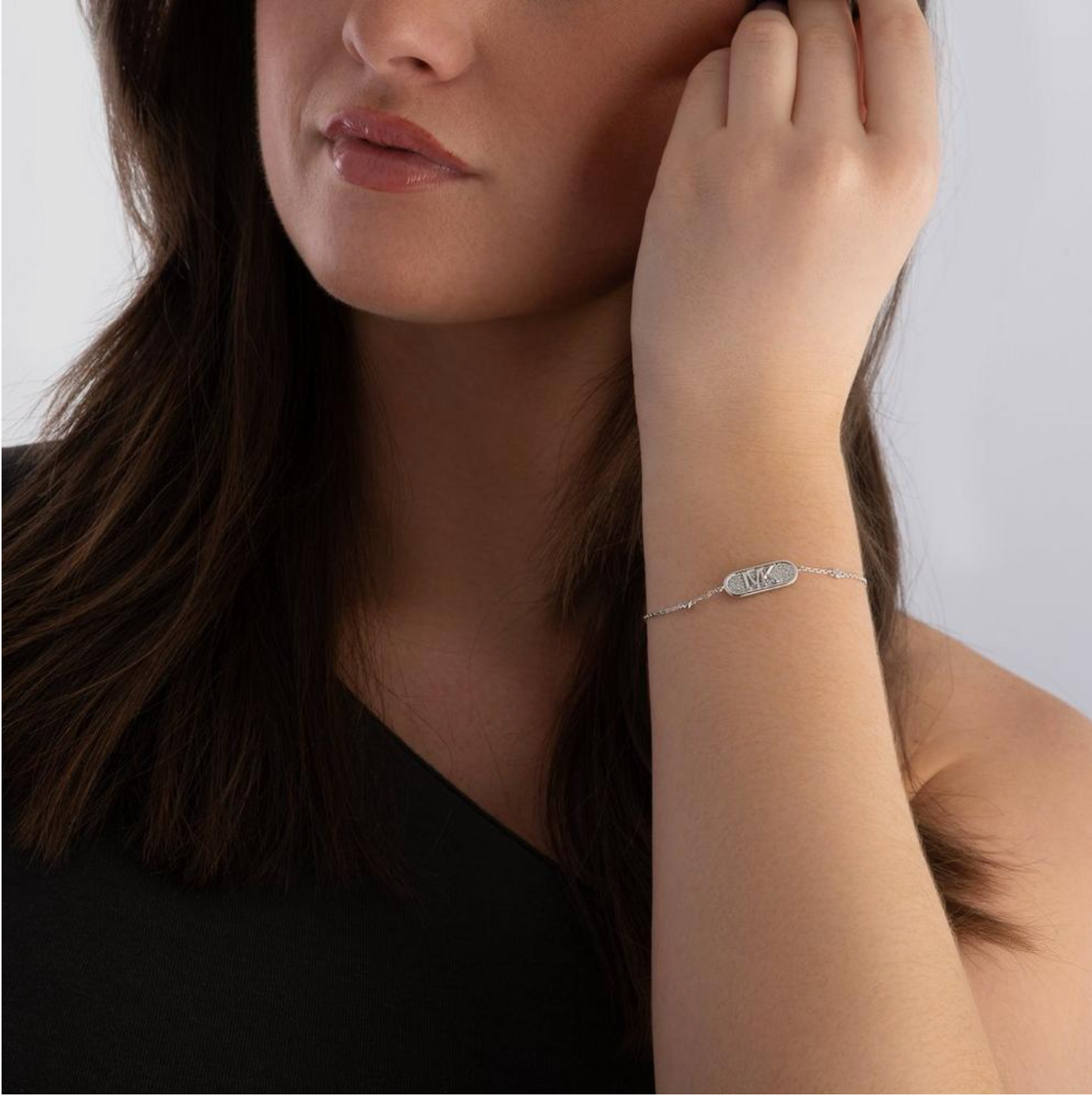 Michael Kors Silver Cubic Zirconia Bracelet - New in Box
