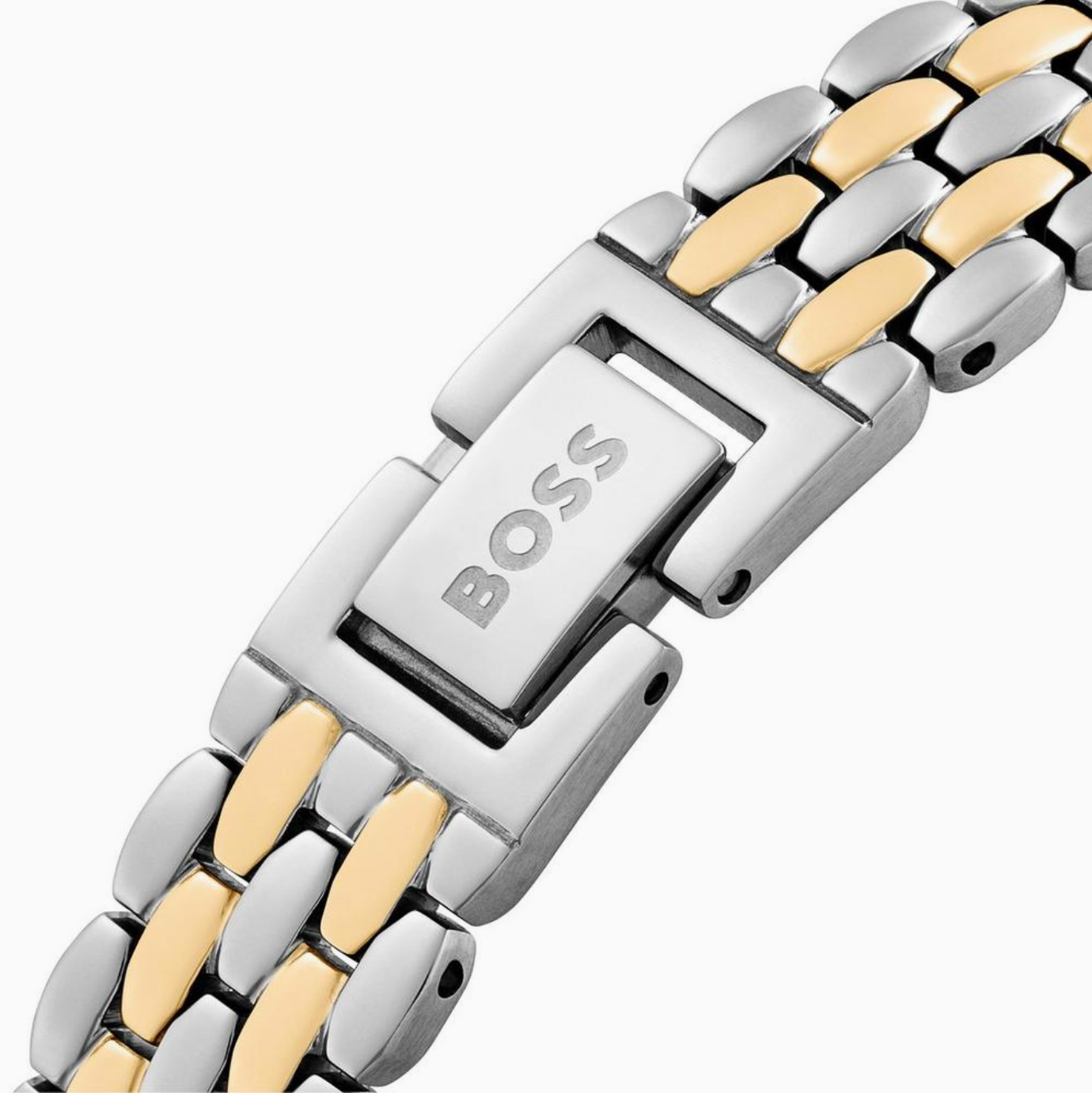 BOSS Mae 30mm Stainless Steel and Yellow Gold Tone Crystal Ladies Watch - New