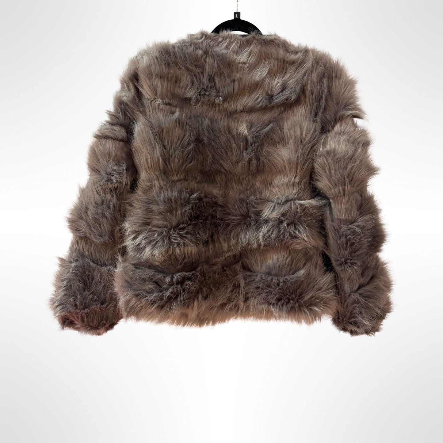 Silver Faux Fur Coat - New