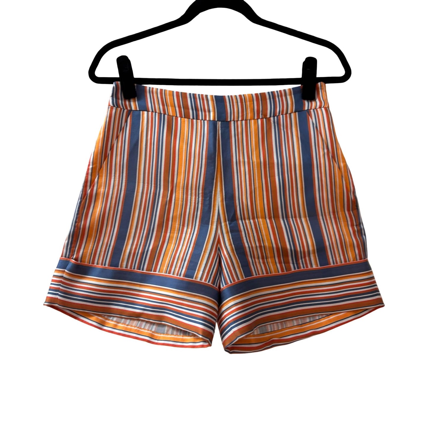 Victoria Beckham Striped Shirt & Shorts - Size UK 8
