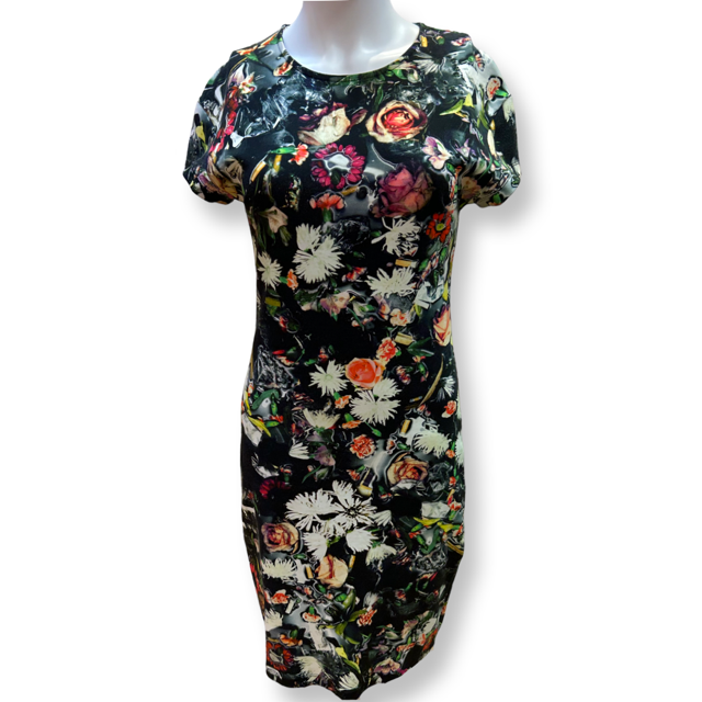 Alexander McQueen Floral  Print Dress - Size  - S - Preloved