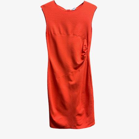 Armani Collezioni Orange Red - Sleeveless Dress - Size - EU 44 - UK -12 -Preloved