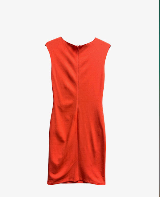 Armani Collezioni Orange Red - Sleeveless Dress - Size - EU 44 - UK -12 -Preloved