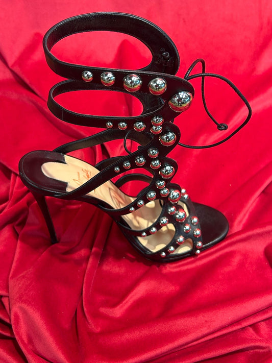 Christian Louboutin Amazoubille Kidskin Gladiator Shoe - Size UK 7 - Preloved
