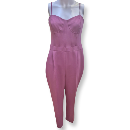 Coast Hot Pink Corset Detail Jumpsuit - Size - 12 - New Tags