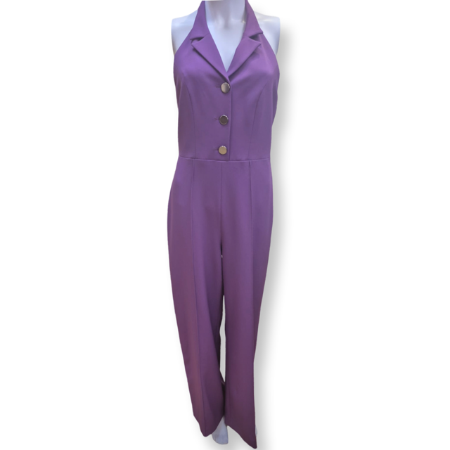 Coast Magenta  Halter Neck Jumpsuit - Size - 12 - New tags