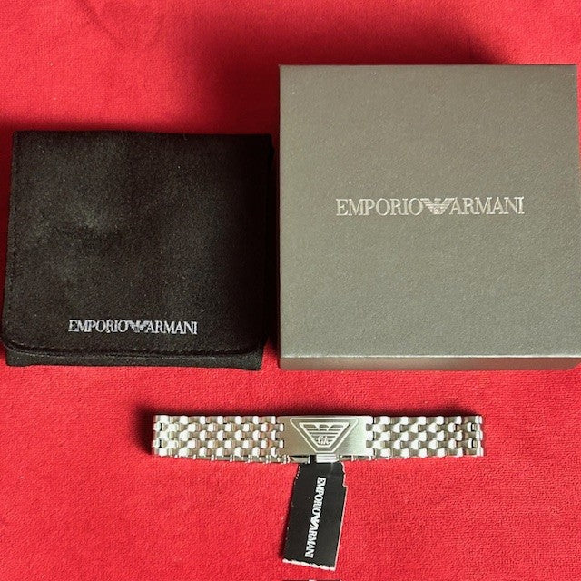 Emporio Armani Stainless Steel Eagle Men's Bracelet - New in Box