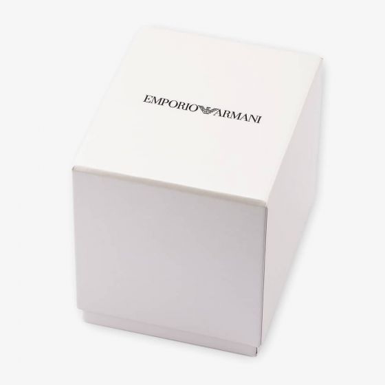 Emporio Armani AR11132 Men's Luigi Silver Chronograph Watch - New in box