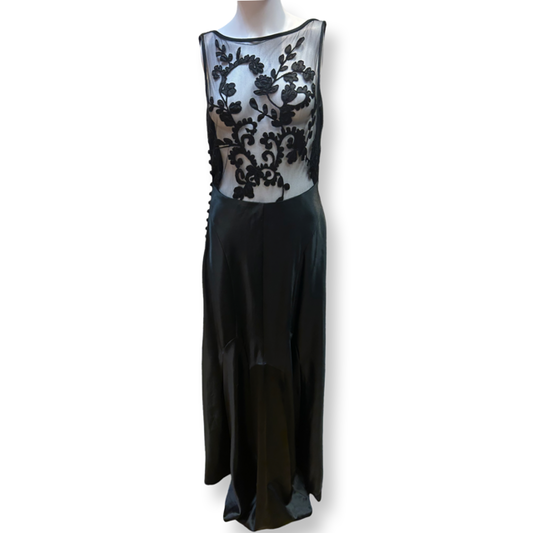 J S Collections  Long Evening Dress  - Size -12 - Preloved