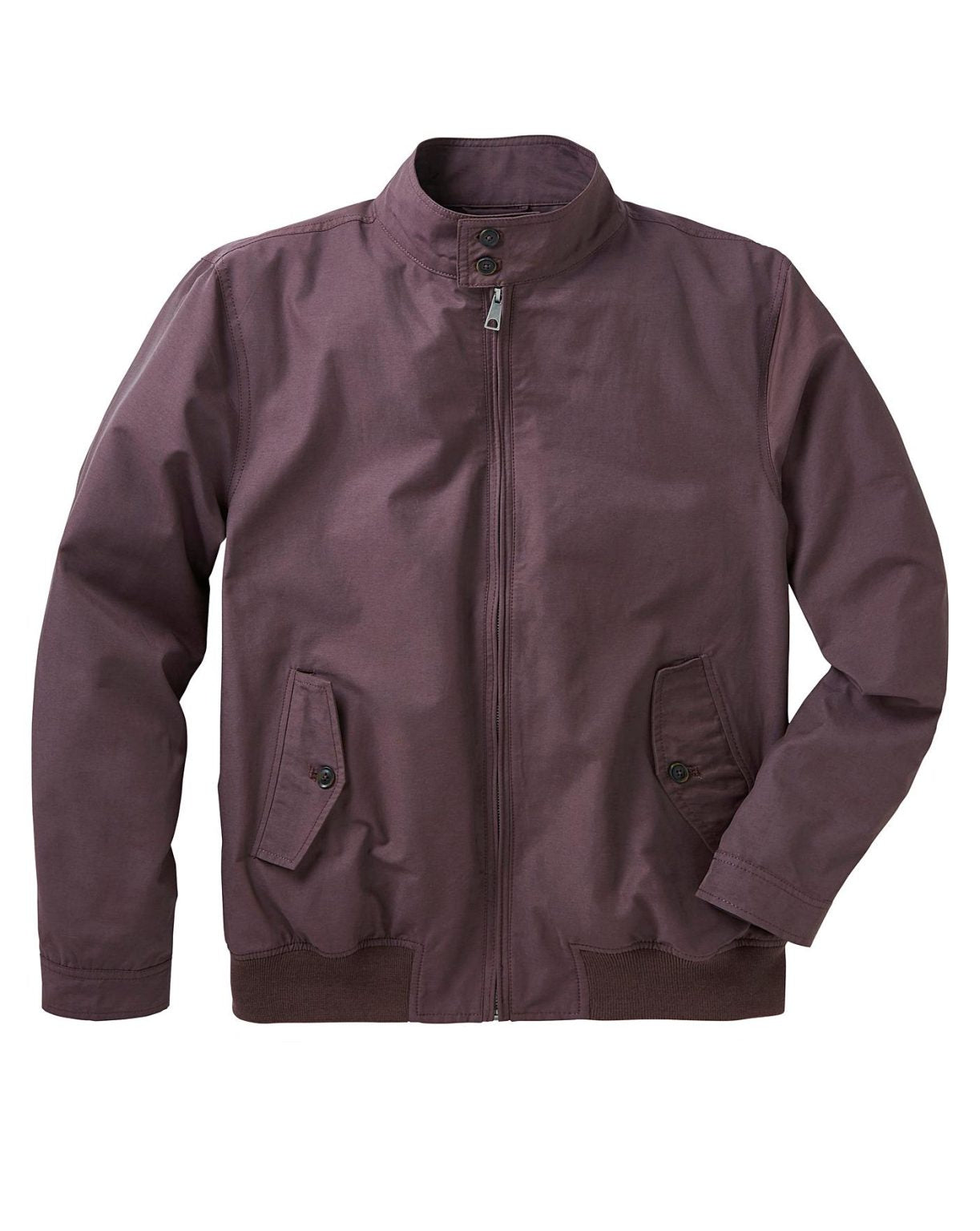 JD Williams Harrington Grape Cotton Jacket - Size - S