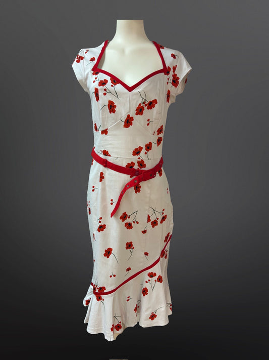 Joe Browns Floral Poppy Dress - Size -10 - New Tags