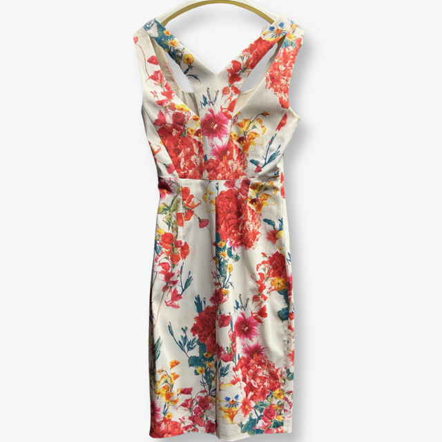 Karen Millen Floral Dress - Size 10 - Preloved