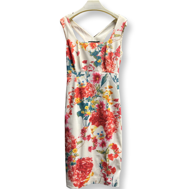 Karen Millen Floral Dress - Size 10 - Preloved